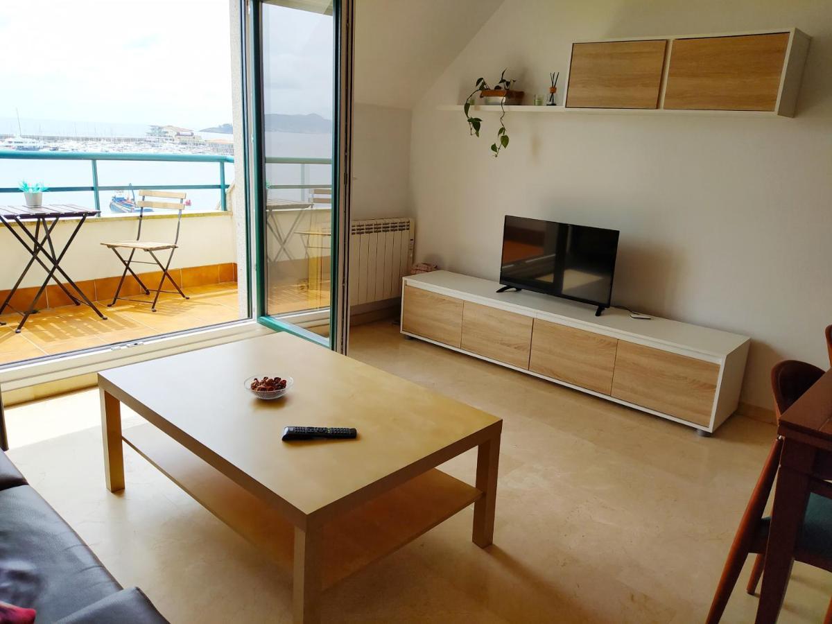 Precioso Atico Con Vistas A Pie De Playa Daire Sanxenxo Dış mekan fotoğraf
